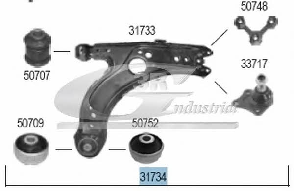 3RG 31734 Track Control Arm 31734: Buy near me in Poland at 2407.PL - Good price!