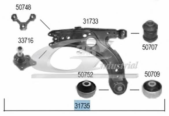 3RG 31735 Track Control Arm 31735: Buy near me in Poland at 2407.PL - Good price!