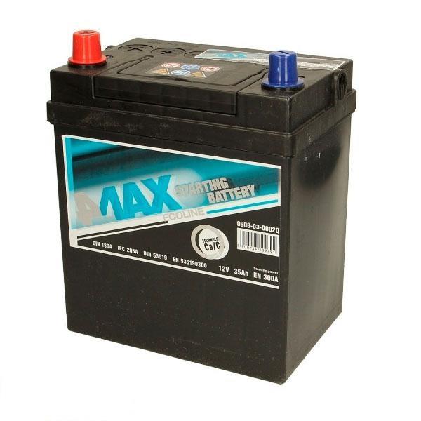 4max 0608-03-0002Q Battery 4max Ecoline 12V 35AH 330A(EN) L+ 0608030002Q: Buy near me in Poland at 2407.PL - Good price!