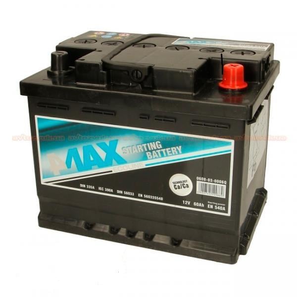 4max 0608-03-0006Q Battery 4max Ecoline 12V 60AH 540A(EN) R+ 0608030006Q: Buy near me in Poland at 2407.PL - Good price!