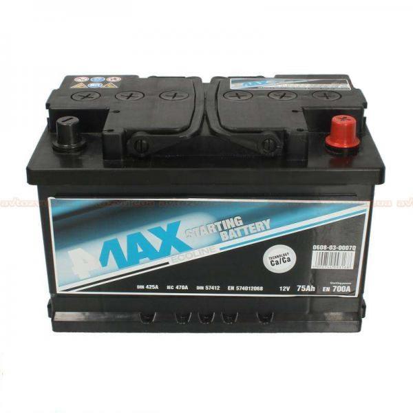 4max 0608-03-0007Q Battery 4max Ecoline 12V 75AH 700A(EN) R+ 0608030007Q: Buy near me in Poland at 2407.PL - Good price!