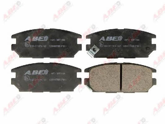 ABE C25007ABE Rear disc brake pads, set C25007ABE: Buy near me in Poland at 2407.PL - Good price!