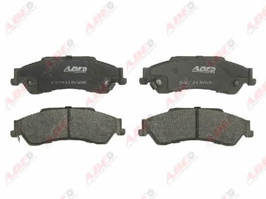 ABE C2Y015ABE Rear disc brake pads, set C2Y015ABE: Buy near me in Poland at 2407.PL - Good price!