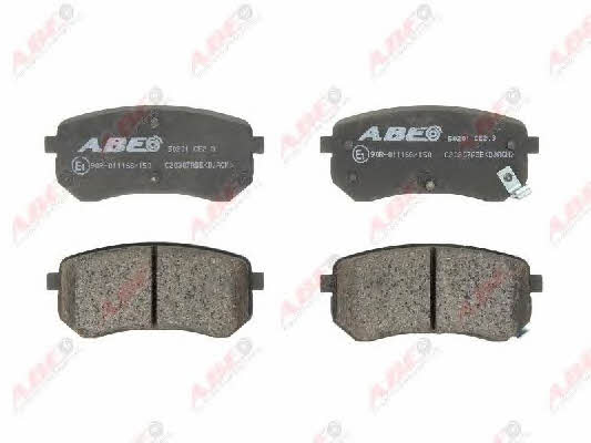 ABE C20307ABE Rear disc brake pads, set C20307ABE: Buy near me in Poland at 2407.PL - Good price!