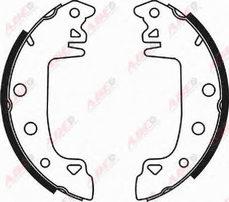 ABE C0C006ABE Brake shoe set C0C006ABE: Buy near me at 2407.PL in Poland at an Affordable price!