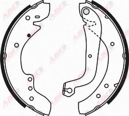 ABE C0C009ABE Brake shoe set C0C009ABE: Buy near me at 2407.PL in Poland at an Affordable price!