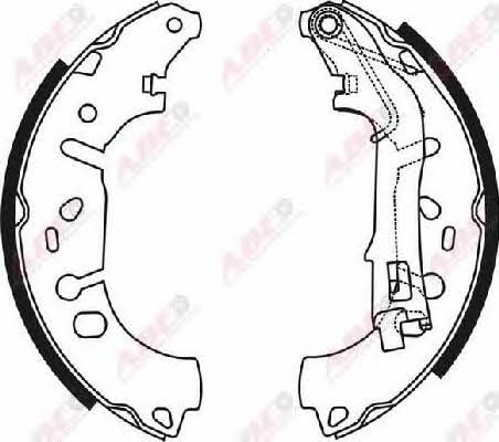 ABE C0F031ABE Brake shoe set C0F031ABE: Buy near me in Poland at 2407.PL - Good price!