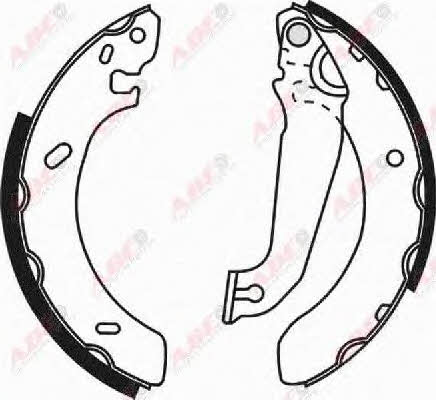 ABE C0G032ABE Brake shoe set C0G032ABE: Buy near me at 2407.PL in Poland at an Affordable price!