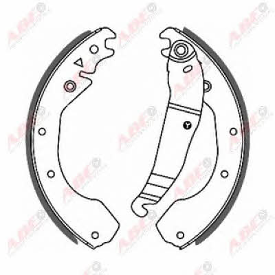 Brake shoe set ABE C0X004ABE