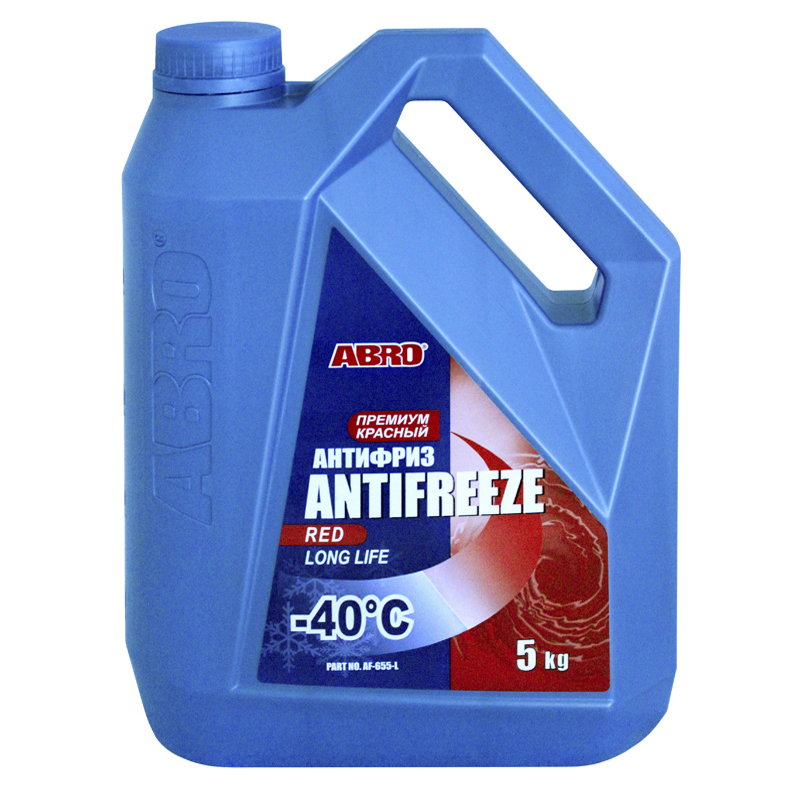 Abro AF655L Antifreeze Abro G12 red, ready to use -40, 5L AF655L: Buy near me in Poland at 2407.PL - Good price!
