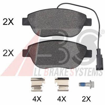 ABS 37871 OE Brake Pad Set, disc brake 37871OE: Buy near me in Poland at 2407.PL - Good price!