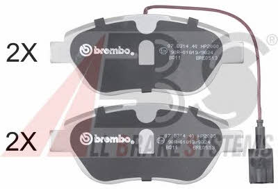 ABS 37282S Brake Pad Set, disc brake 37282S: Buy near me in Poland at 2407.PL - Good price!