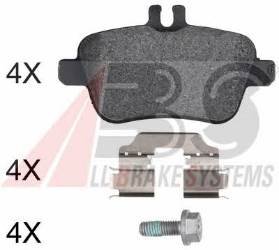 ABS 37905 OE Brake Pad Set, disc brake 37905OE: Buy near me in Poland at 2407.PL - Good price!