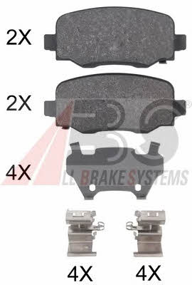 ABS 35039 Brake Pad Set, disc brake 35039: Buy near me at 2407.PL in Poland at an Affordable price!