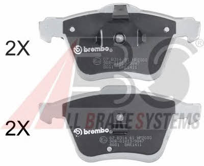 ABS 37464S Brake Pad Set, disc brake 37464S: Buy near me in Poland at 2407.PL - Good price!