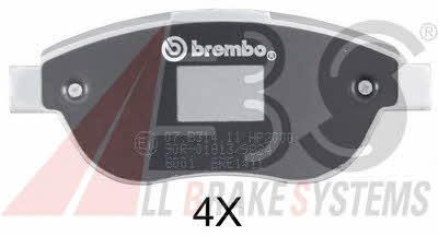 ABS 37273S Brake Pad Set, disc brake 37273S: Buy near me at 2407.PL in Poland at an Affordable price!