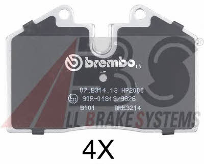 ABS 36662S Brake Pad Set, disc brake 36662S: Buy near me in Poland at 2407.PL - Good price!