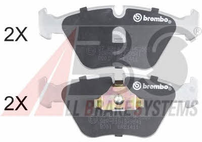 ABS 36650S Brake Pad Set, disc brake 36650S: Buy near me in Poland at 2407.PL - Good price!