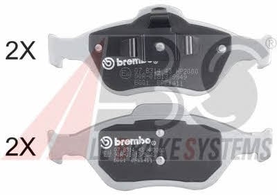 ABS 37195S Brake Pad Set, disc brake 37195S: Buy near me in Poland at 2407.PL - Good price!