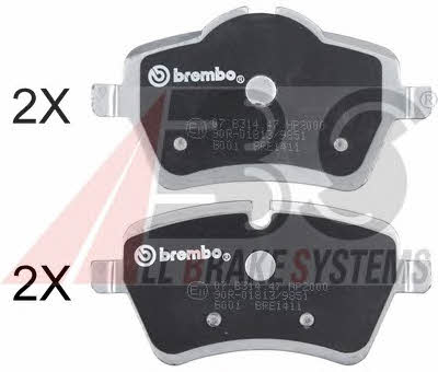 ABS 37535S Brake Pad Set, disc brake 37535S: Buy near me in Poland at 2407.PL - Good price!