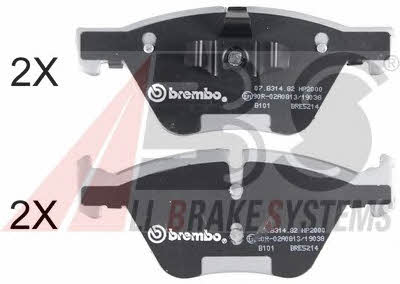 ABS 37551S Brake Pad Set, disc brake 37551S: Buy near me in Poland at 2407.PL - Good price!