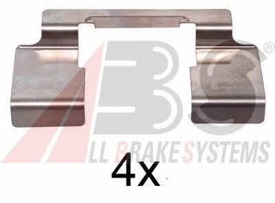 ABS 1235Q Комплект монтажный тормозных колодок 1235Q: Купить в Польше - Отличная цена на 2407.PL!