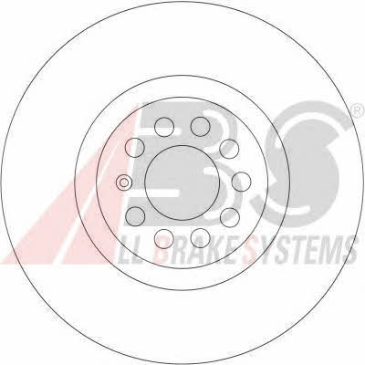 Диск гальмівний передній вентильований ABS 17058