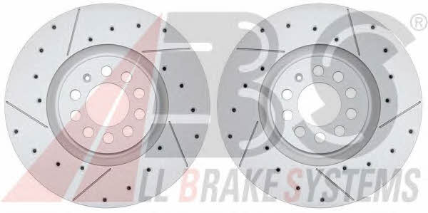 ABS 17058S Front brake disc ventilated 17058S: Buy near me at 2407.PL in Poland at an Affordable price!