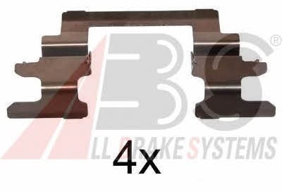 ABS 1236Q Mounting kit brake pads 1236Q: Buy near me in Poland at 2407.PL - Good price!