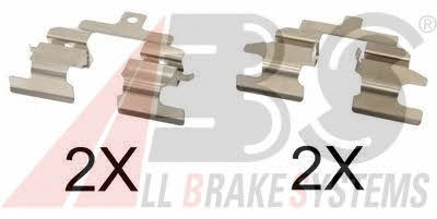 ABS 1737Q Mounting kit brake pads 1737Q: Buy near me in Poland at 2407.PL - Good price!