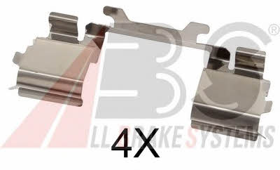 ABS 1730Q Mounting kit brake pads 1730Q: Buy near me in Poland at 2407.PL - Good price!