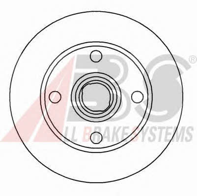 ABS 15889 Front brake disc ventilated 15889: Buy near me in Poland at 2407.PL - Good price!