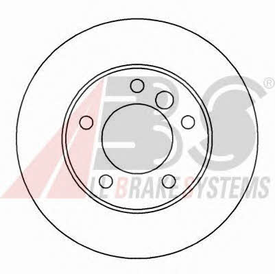 ABS 16085 Front brake disc ventilated 16085: Buy near me in Poland at 2407.PL - Good price!