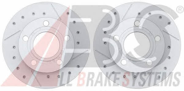 ABS 16099S Rear ventilated brake disc 16099S: Buy near me in Poland at 2407.PL - Good price!