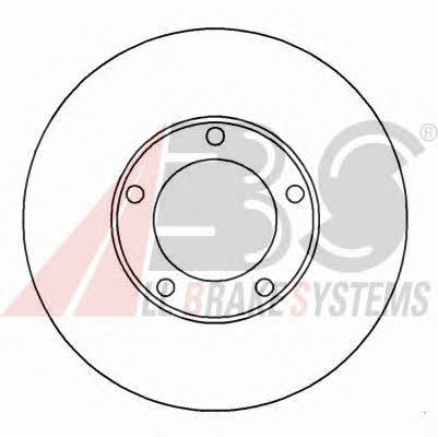 ABS 16235 Front brake disc ventilated 16235: Buy near me in Poland at 2407.PL - Good price!