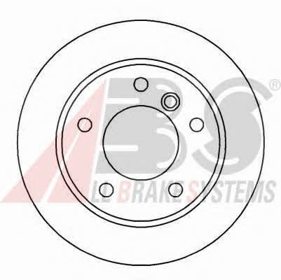 ABS 16339 Rear ventilated brake disc 16339: Buy near me in Poland at 2407.PL - Good price!