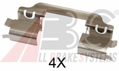 ABS 1649Q Mounting kit brake pads 1649Q: Buy near me in Poland at 2407.PL - Good price!