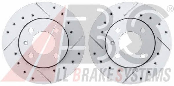 ABS 16541S Front brake disc ventilated 16541S: Buy near me in Poland at 2407.PL - Good price!