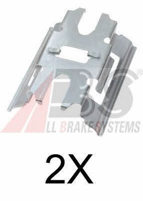 ABS 1663Q Mounting kit brake pads 1663Q: Buy near me in Poland at 2407.PL - Good price!
