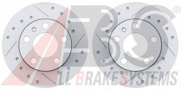ABS 16883S Rear ventilated brake disc 16883S: Buy near me in Poland at 2407.PL - Good price!