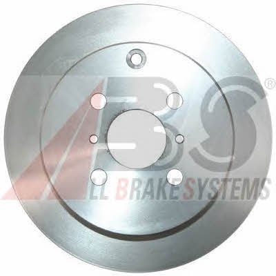 ABS 17457 Rear brake disc, non-ventilated 17457: Buy near me in Poland at 2407.PL - Good price!