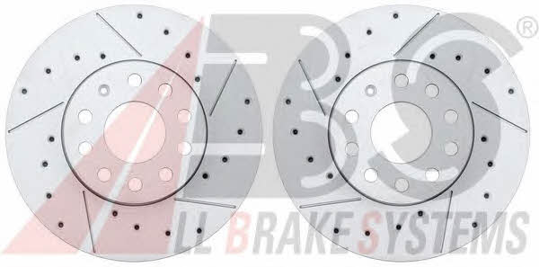 ABS 17521S Front brake disc ventilated 17521S: Buy near me in Poland at 2407.PL - Good price!