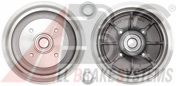 ABS 3439-SC Тормозной барабан задний 3439SC: Отличная цена - Купить в Польше на 2407.PL!