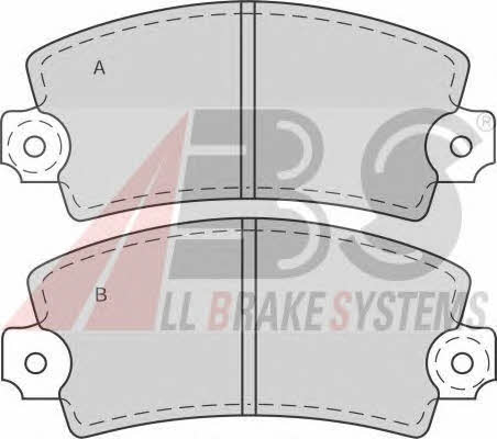 ABS 36042/2 Brake Pad Set, disc brake 360422: Buy near me in Poland at 2407.PL - Good price!