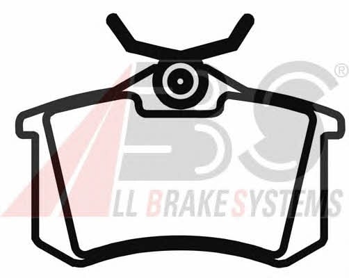 ABS 36623/1 Rear disc brake pads, set 366231: Buy near me in Poland at 2407.PL - Good price!