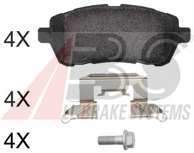 ABS 37656 OE Brake Pad Set, disc brake 37656OE: Buy near me in Poland at 2407.PL - Good price!