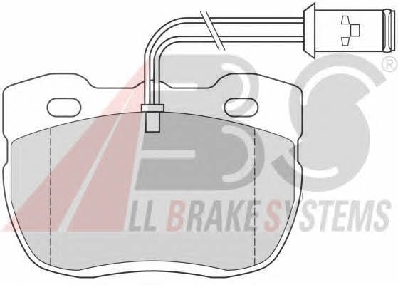 ABS 36696/1 Brake Pad Set, disc brake 366961: Buy near me in Poland at 2407.PL - Good price!