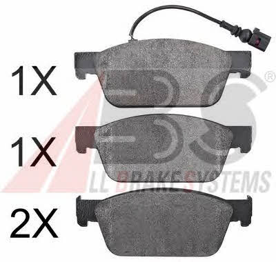 ABS 37767 OE Brake Pad Set, disc brake 37767OE: Buy near me in Poland at 2407.PL - Good price!