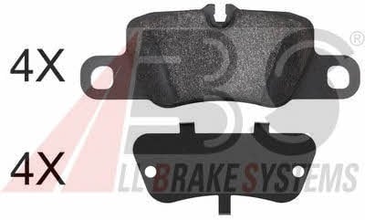 ABS 37820 Brake Pad Set, disc brake 37820: Buy near me in Poland at 2407.PL - Good price!