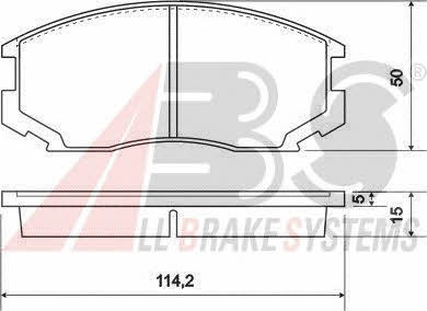 ABS 36865 OE Brake Pad Set, disc brake 36865OE: Buy near me in Poland at 2407.PL - Good price!